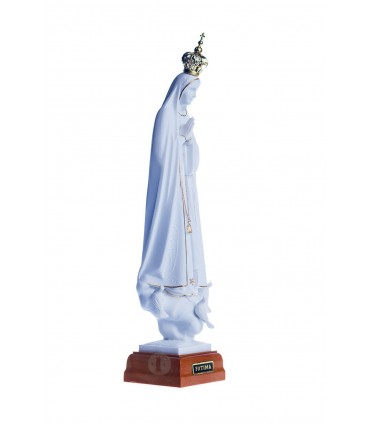 Nossa Senhora de Fátima, branca com galão, 23 cm