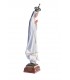 Our Lady of Fatima, white painting, with gallon, 35cm