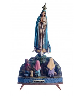 Aparição pintura granitada com música 32 cm