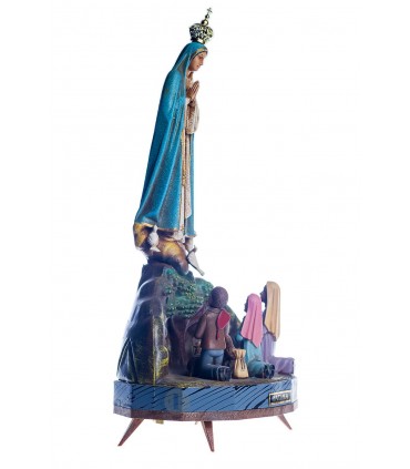 Apparition, grainite painting, with music, 32cm