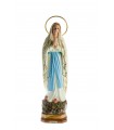 Nossa Senhora de Lourdes, com cercadura, olhos cristal, 37cm