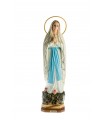 Nossa Senhora de Lourdes, com galão, olhos cristal, 37cm