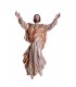 Cristo Ressuscitado pintura metalizada 38 cm
