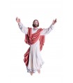 Cristo Ressuscitado, pintura clássica, 28cm