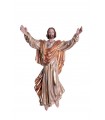 Cristo Ressuscitado, pintura metalizada, 28cm