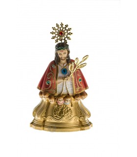 Senhor Santo Cristo pintura clássica 12 cm