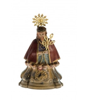 Senhor Santo Cristo pintura rachada 12 cm