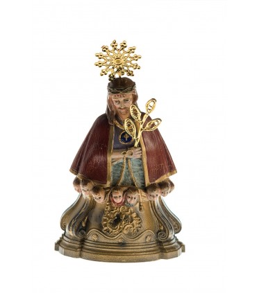 Senhor Santo Cristo pintura rachada 12 cm