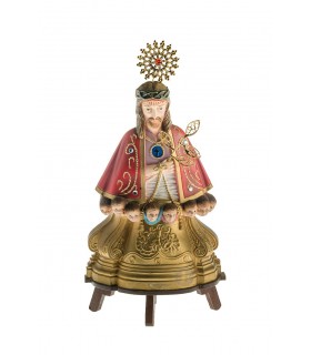 Senhor Santo Cristo pintura clássica 17 cm