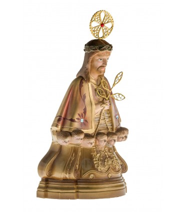 Lord Holy Christ, metallic painting, 17cm