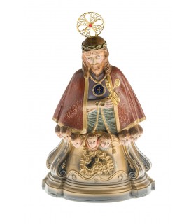 Senhor Santo Cristo pintura rachada 25 cm