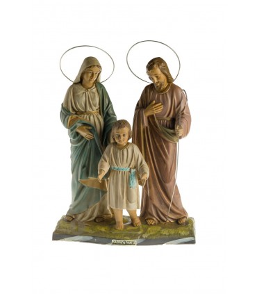 Sagrada Família pintura velha 30 cm