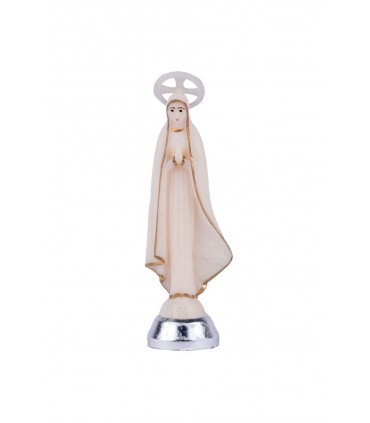 Nossa Senhora da Estrada, cor marfim com galão, 9cm