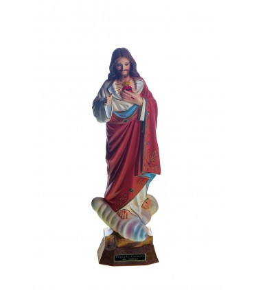 copy of Sacred Heart of Jesus, granite painting, 30cm