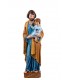 Saint Joseph, classic painting, crystal eyes, 60cm