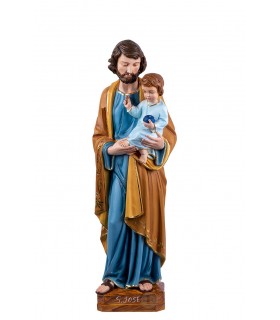 Saint Joseph, classic painting, crystal eyes, 60cm