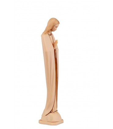 Stylized Our Lady of Fatima, ivory with stripe, 25 cm