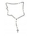 copy of Yellow rosary, 7mm