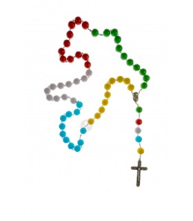 copy of Plastic rosary, missionary, 30/19mm