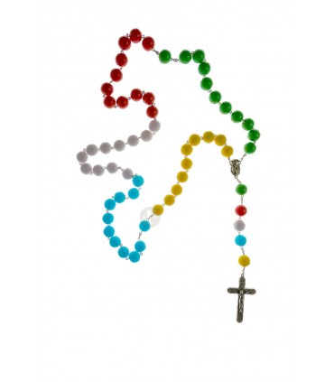 copy of Plastic rosary, missionary, 30/19mm
