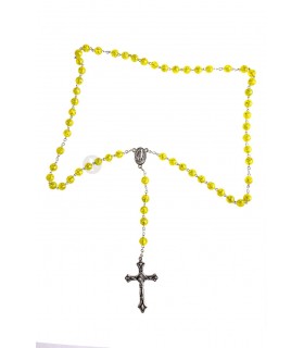 copy of Yellow rosary, 7mm