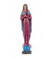 Stylized Our Lady of Fatima, granite painting with veil, 30 cm