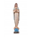 Nossa Senhora de Fátima estilizada, pintura granitada com véu, 30 cm