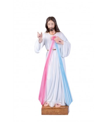 Cristo Misericordioso pintura clássica 35 cm