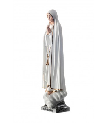 Nossa Senhora de Fátima, Capelinha, 18 cm, Cinza