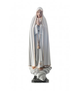 Nossa Senhora de Fátima, Capelinha, 18 cm, Cinza