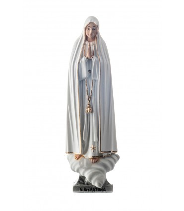 Nossa Senhora de Fátima, Capelinha, 18 cm, Cinza