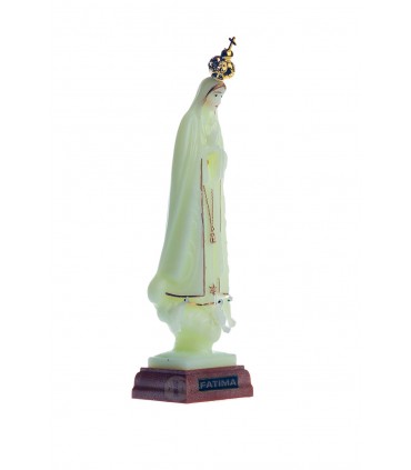 Nossa Senhora de Fátima, luminosa com galão 12 cm