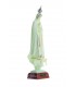 Nossa Senhora de Fátima, luminosa com galão 18 cm