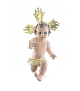 Menino Jesus, pintura clássica, 30 cm