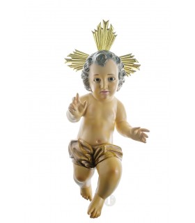 Menino Jesus, pintura clássica, 35 cm