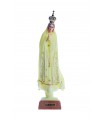 Nossa Senhora de Fátima, luminosa, olhos cristal 23 cm