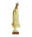 Nossa Senhora de Fátima, luminosa, olhos cristal 35 cm