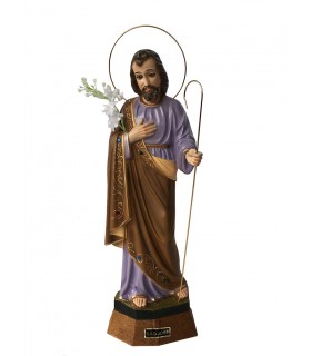Saint Joseph, with lily