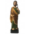 Saint Joseph  carpenter, classic painting, crystal eyes, 30cm