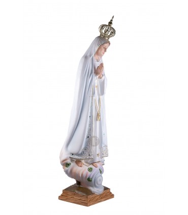 Our Lady of Fatima, classic painting, cristal eyes, 100 cm