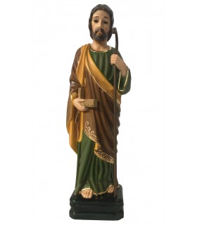 Saint Joseph  carpenter, classic painting, crystal eyes, 50cm