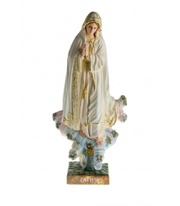 Nossa Senhora de Fátima Azinheira madeira 37 cm