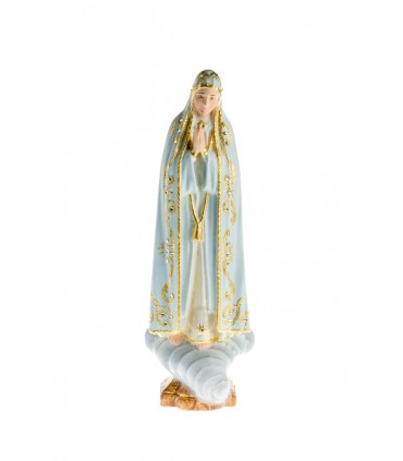 Nossa Senhora de Fátima Capelinha madeira 30 cm