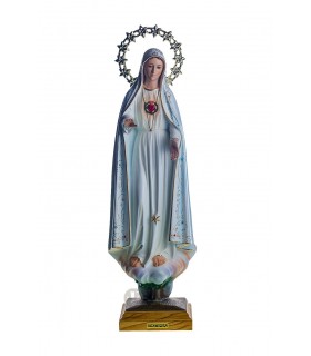 Imaculado Coração de Maria pintura clássica 55 cm