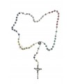 Missionary rosary, silver trim, 7mm