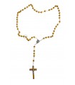 Wood rosary, beige, 6mm