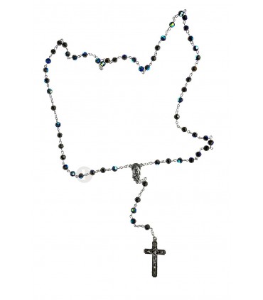 Terço de Cristal scarabe 6mm