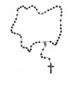 Crystal rosary, scarabe, 7mm
