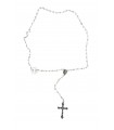 Crystal rosary, branco, 5mm