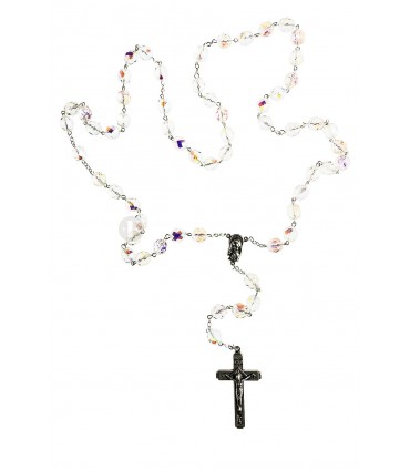 Terço de Cristal scarabe 10mm